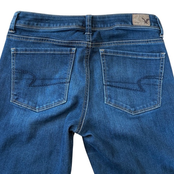 American Eagle Outfitters, Super Skinny Jeans, Size 6 Regular, Blue - Picture 8 of 9